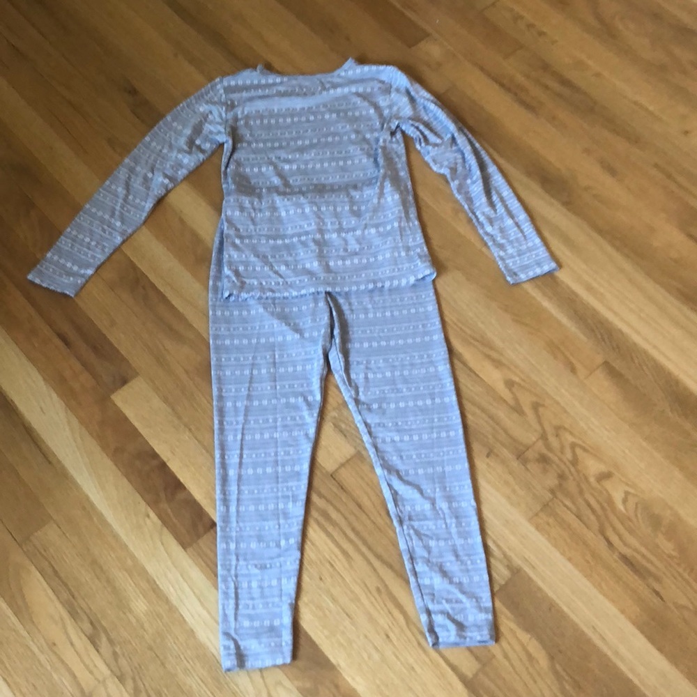 Gray long underwear